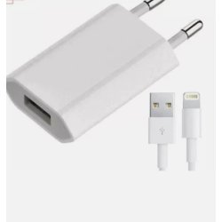 Oplader 5W + USB-A til Lightning-kabel  Hurtigopladningsadapter