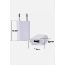 USB Strmadapter 5W  USB-A Oplader  Hold dine enheder opladet nemt og sikkert med denne kompakte 5W