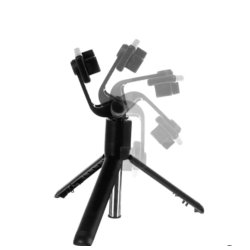 &#129331; Selfiestang / Selfie Stick  iPhone &amp; Android  Bluetooth Sort, kan forlnges op til 110 cm