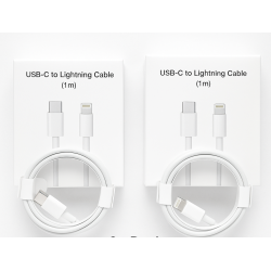 iPhone USB-C til Lightning Kabel  PD Hurtigopladning  1m