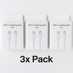 iPhone USB-C til Lightning Kabel  PD Hurtigopladning  1m