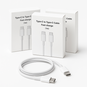 USB-C til USB-C-kabel 100W PD hurtigopladning dobbelt type-C datakabel