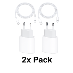 iPhone 20W USB-C Oplader + Lightning Kabel  Hurtigopladning  1m