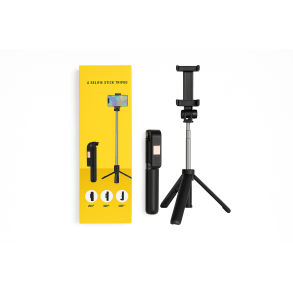 🤳 Trdls Selfiestang med Spejl 🪞  Justerbar & Bluetooth (72 cm)