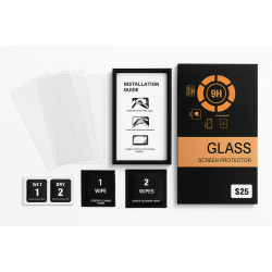 3x Skrmbeskytter 9H til iPhone 16 Pro / Plus / Pro Max 